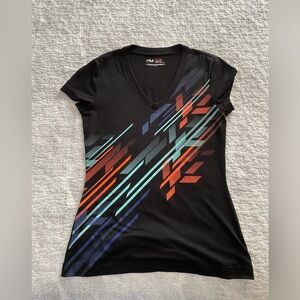 Women’s black, athletic t shirt